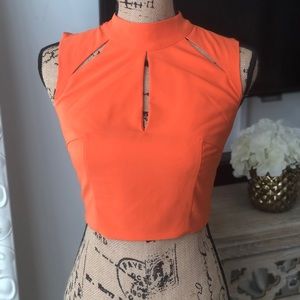 Standout cutout crop top
